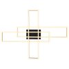 Dakari Plafonnier Luminaires Globo Lighting LED Noir, 1 lumière