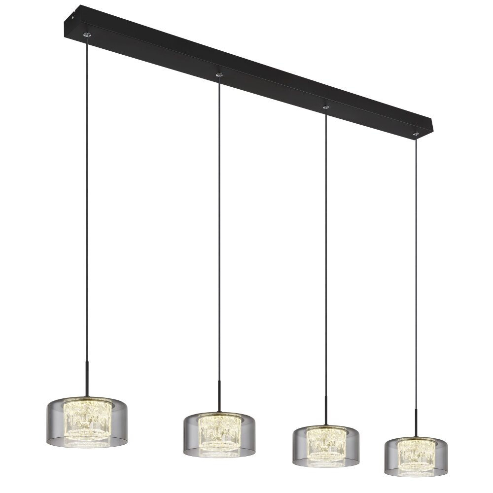 Fogsy Suspension Luminaires Globo Lighting LED Noir, 1 lumière main product photo