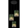 Gorley Suspension Luminaires Globo Lighting Noir, 3 lumières Gorley Suspension Luminaires Globo Lighting Noir, 3 lumières
