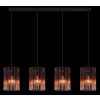 Gorley Suspension Luminaires Globo Lighting Noir, 4 lumières
