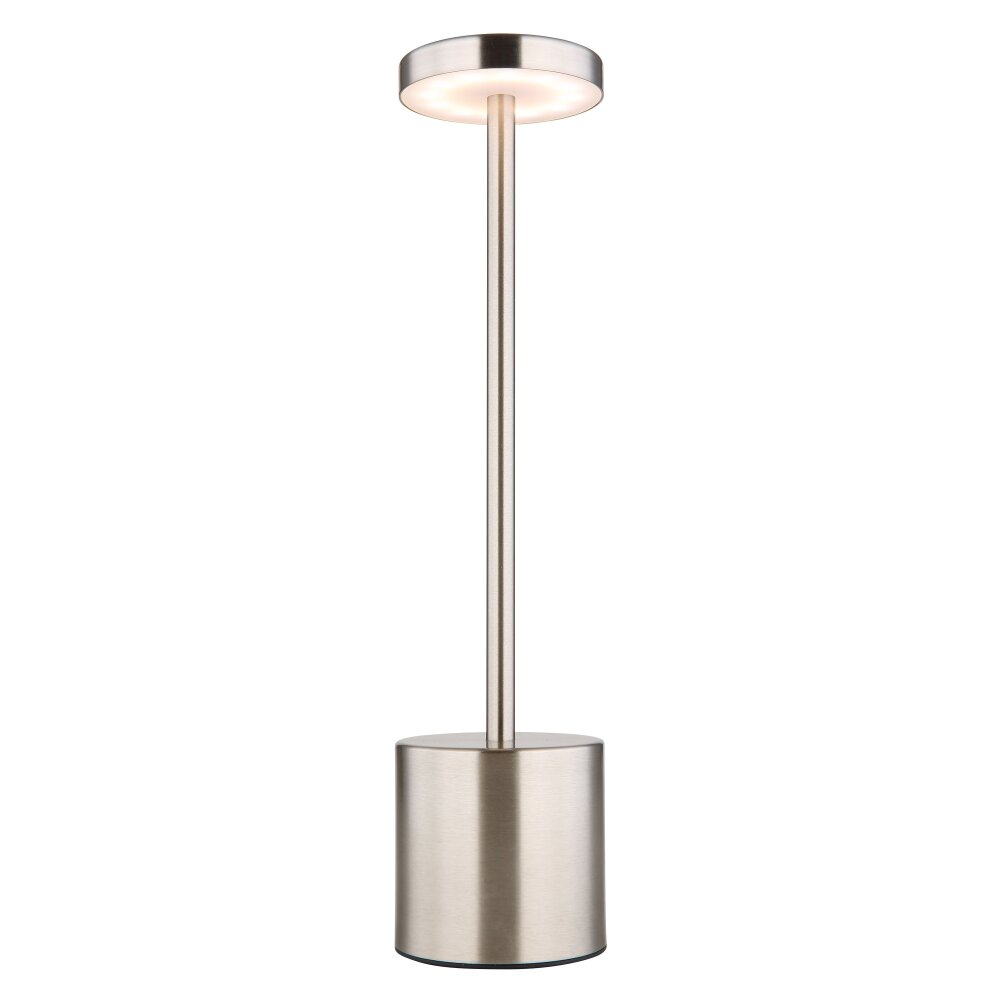 Polina Lampe à poser Luminaires Globo Lighting LED Nickel mat, 1 lumière main product photo