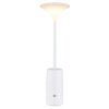 Quirin Lampe à poser Luminaires Globo Lighting LED Blanc, 1 lumière