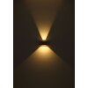 Veronika Luminaire extérieur Luminaires Globo Lighting LED Anthracite, Noir, 2 lumières, Détecteur de mouvement