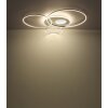 Invertina Plafonnier Luminaires Globo Lighting LED Argenté, 1 lumière, Télécommandes