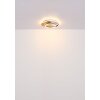 Julio Plafonnier Luminaires Globo Lighting LED Bois foncé, Écru, 1 lumière