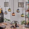 Koyoto Boule lumineuse, Suspension Noir, 5 lumières