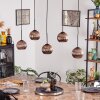 Koyoto Boule lumineuse, Suspension Noir, 5 lumières