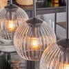 Koyoto Boule lumineuse, Suspension Noir, 5 lumières