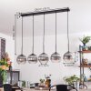 Koyoto Boule lumineuse, Suspension Noir, 5 lumières