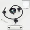 Gastor Plafonnier, Boule lumineuse Blanc, 3 lumières