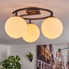 Gastor Plafonnier, Boule lumineuse Blanc, 3 lumières