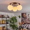 Gastor Plafonnier, Boule lumineuse Blanc, 3 lumières