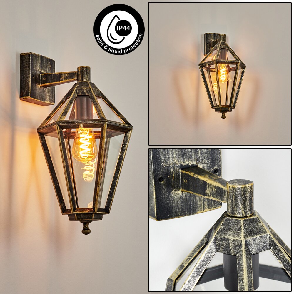 Falfosa Lampe murale d´extérieur Or, Noir, 1 lumière main product photo