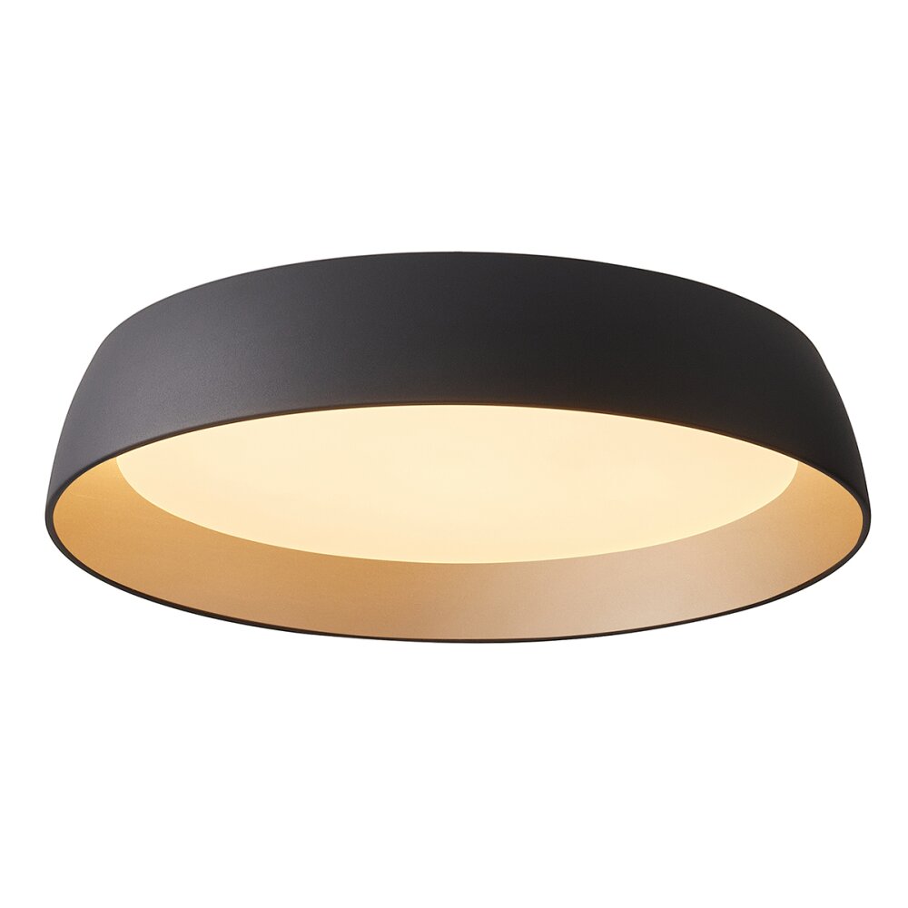 Mykty Plafonnier Luminaires Steinhauer LED Or, Noir, 1 lumière main product photo