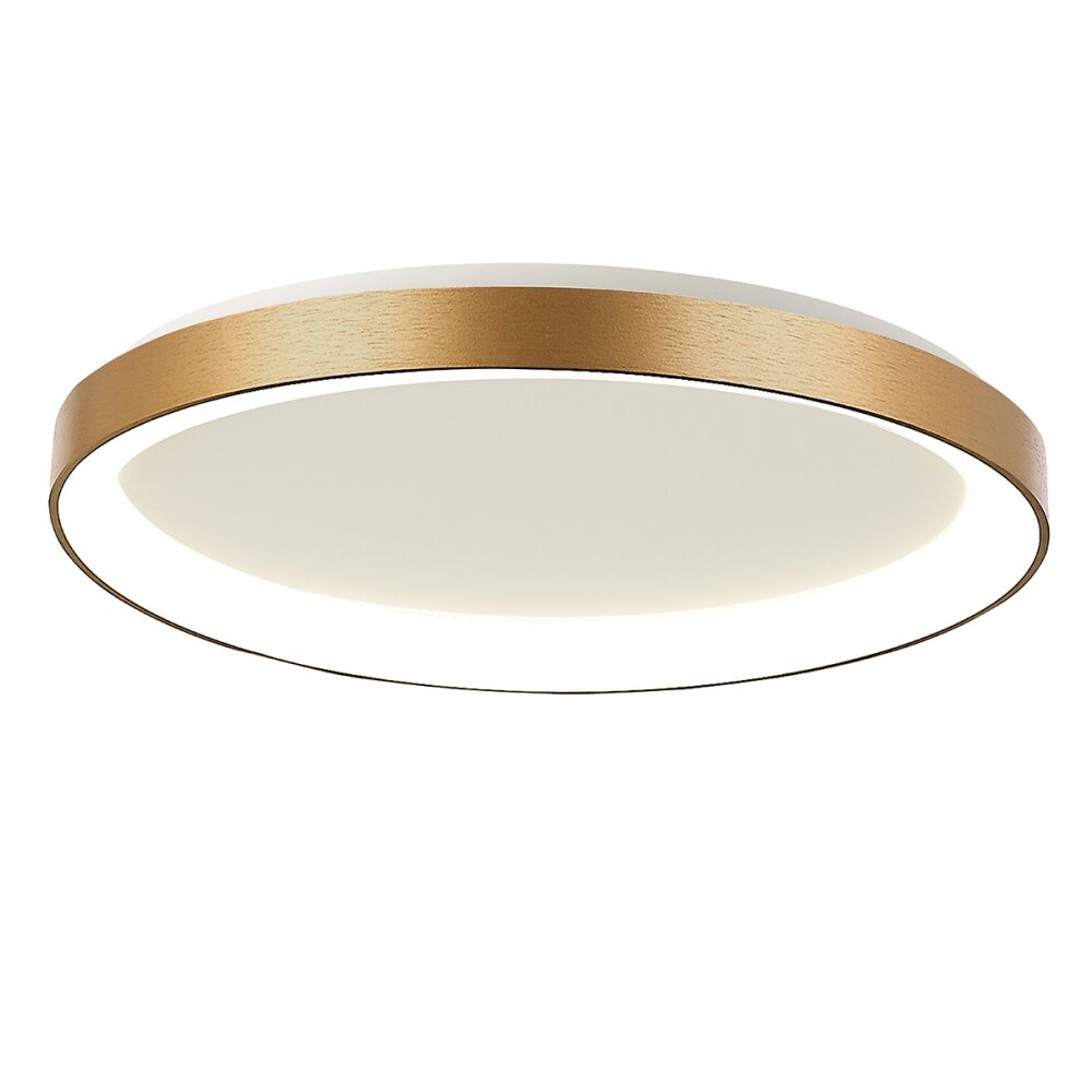 Ringlede Plafonnier Luminaires Steinhauer LED Or, 1 lumière main product photo
