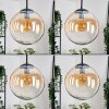 Gastor Suspension, Boule lumineuse Noir, 2 lumières