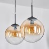 Gastor Suspension, Boule lumineuse Noir, 2 lumières