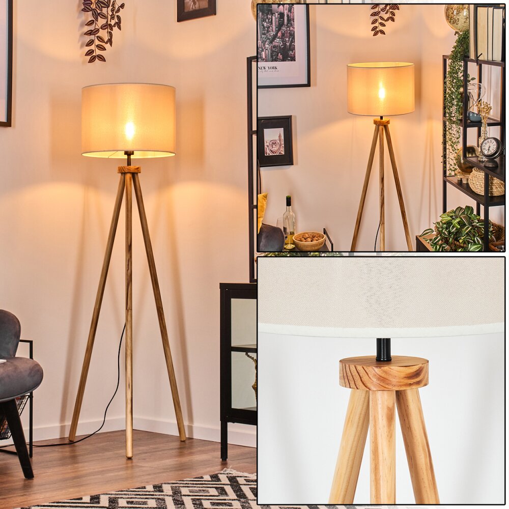 Bassagoda Lampadaire Écru, Noir, 1 lumière main product photo