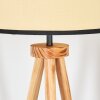Chellas Lampadaire Écru, Noir, 1 lumière
