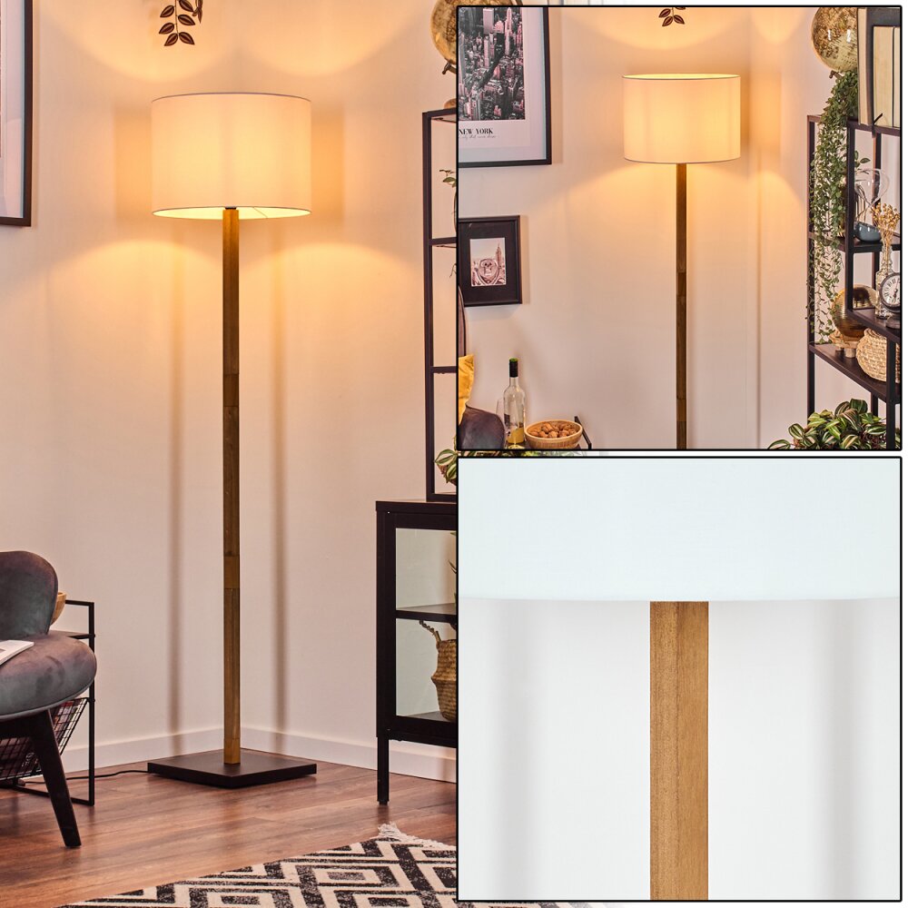 Bassagoda Lampadaire Écru, Noir, 1 lumière main product photo