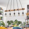 Koyoto Suspension, Boule lumineuse, Suspension Écru, Noir, 5 lumières