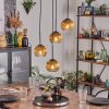 Koyoto Suspension, Boule lumineuse, Suspension 35 cm Or, Clair, 4 lumières