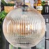 Koyoto Suspension, Boule lumineuse, Suspension Ambre, Clair, Fumé, 4 lumières