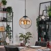 Gastor Suspension, Boule lumineuse, Suspension Ambre, Clair, 1 lumière