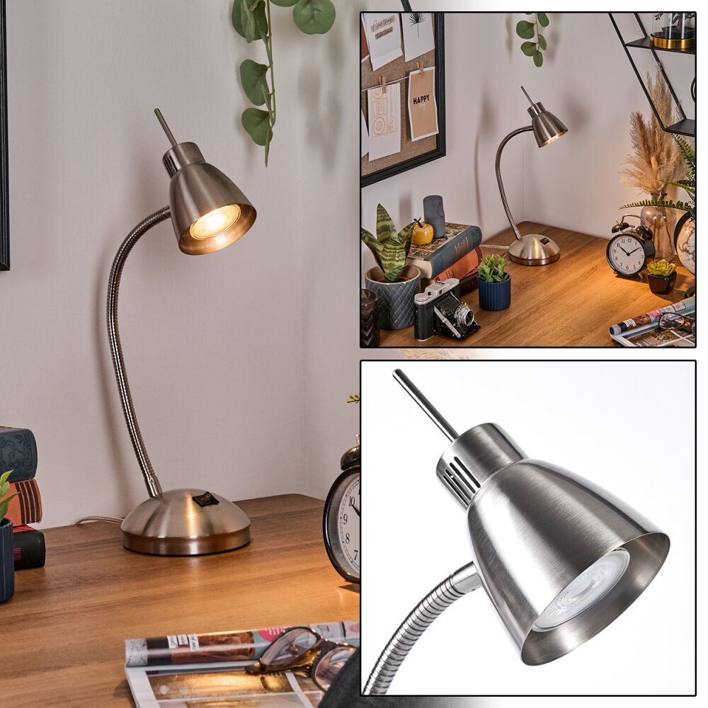 Bondorlunda Lampe de bureau, Lampe à poser Nickel mat, 1 lumière main product photo