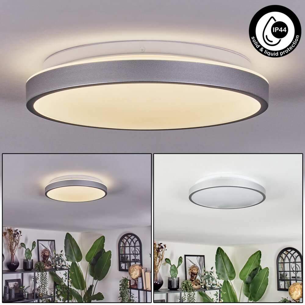 Stenaljung Plafonnier, Panel LED Argenté, 1 lumière main product photo