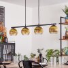 Koyoto Suspension, Boule lumineuse, Suspension Or, Clair, 4 lumières