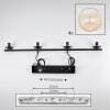 Koyoto Suspension, Boule lumineuse, Suspension Ambre, Clair, 4 lumières