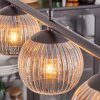 Koyoto Suspension, Boule lumineuse, Suspension Ambre, Clair, 4 lumières
