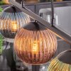 Koyoto Suspension, Boule lumineuse, Suspension Bleu, Vert, Cuivré, 3 lumières