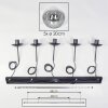 Gastor Suspension, Boule lumineuse, Suspension Clair, Fumé, 5 lumières