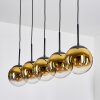 Gastor Suspension, Boule lumineuse, Suspension Or, Clair, 5 lumières