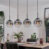 Gastor Suspension, Boule lumineuse, Suspension Clair, Fumé, 4 lumières Gastor Suspension, Boule lumineuse, Suspension Clair, Fumé, 4 lumières