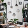 Gastor Suspension, Boule lumineuse, Suspension Clair, Fumé, 5 lumières