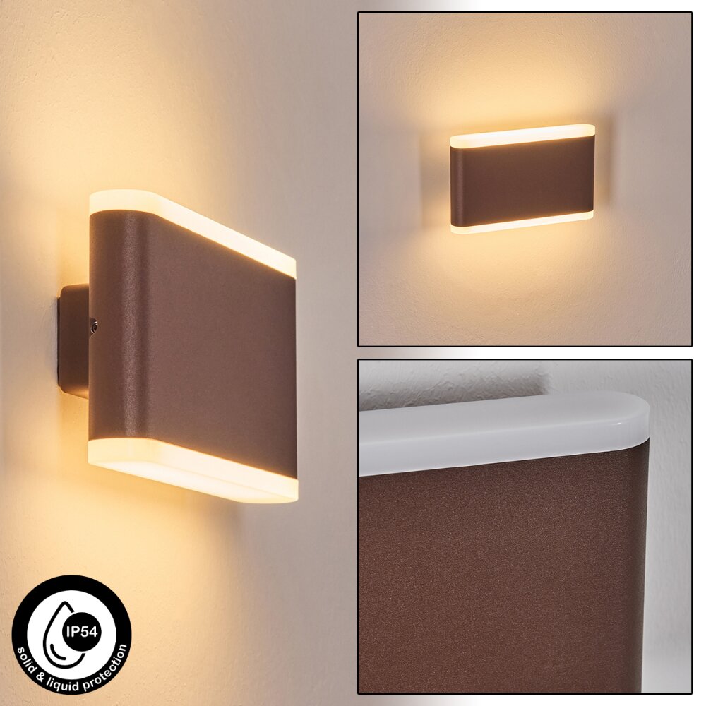 Gamas Lampe murale d´extérieur, Applique murale Brun, Rouille, 1 lumière main product photo