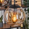 Gastor Suspension, Boule lumineuse, Suspension Ambre, Fumé, 5 lumières