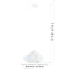 DOLWEN Suspension Luminaires Eglo Blanc, 1 lumière