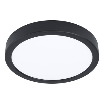 Eglo Plafonnier Luminaires Eglo LED Noir, 1 lumière, Détecteur de mouvement Eglo Plafonnier Luminaires Eglo LED Noir, 1 lumière, Détecteur de mouvement