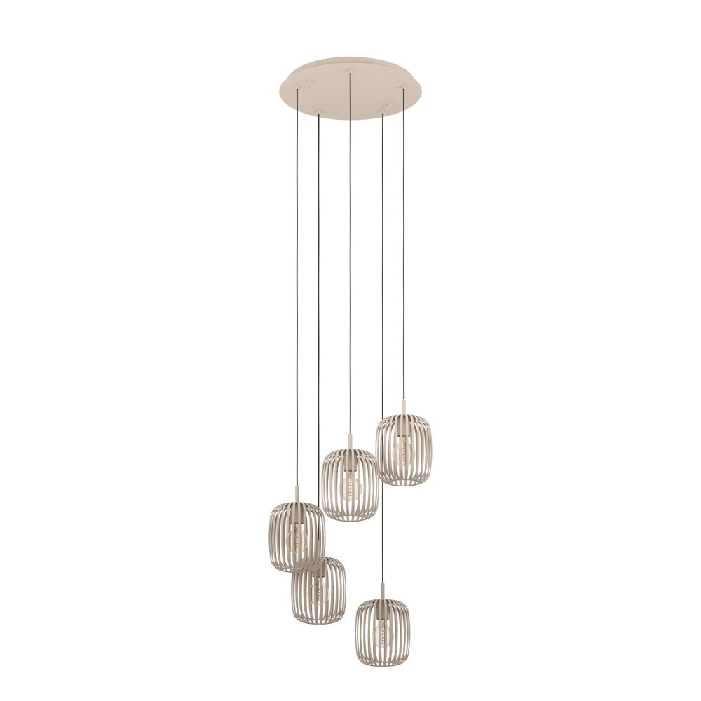 ROMAZZINA Suspension Luminaires Eglo Sable, 5 lumières main product photo