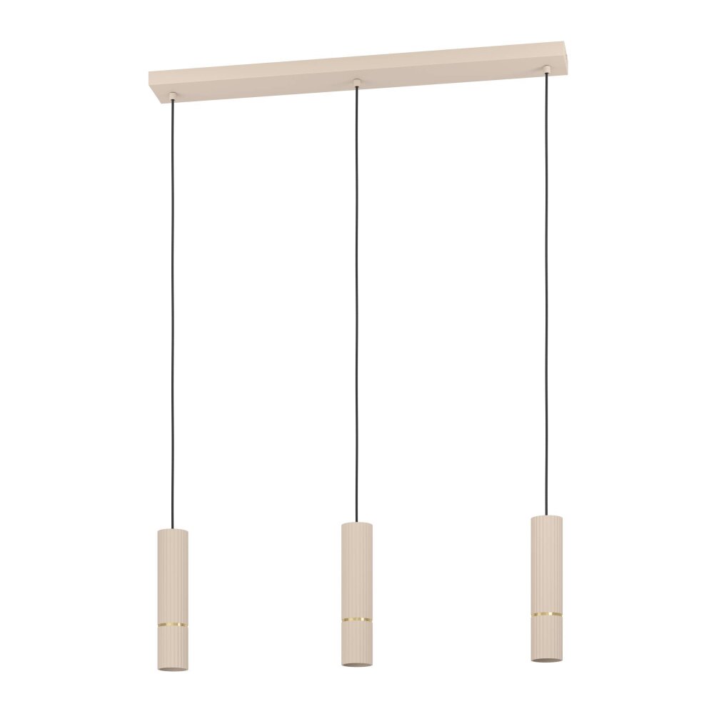 CAMINIA Plafonnier Luminaires Eglo LED Laiton, Sable, 3 lumières main product photo