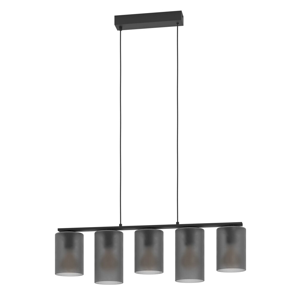 COLOMERA Suspension Luminaires Eglo Noir, 5 lumières main product photo