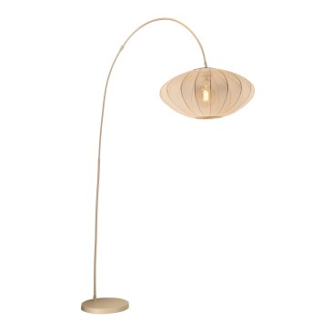 CORINA Lampadaire, Lampadaires arc Luminaires Lucide Beige, 1 lumière