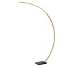 CURVE Lampadaire, Lampadaires arc Luminaires Lucide LED Noir, 1 lumière