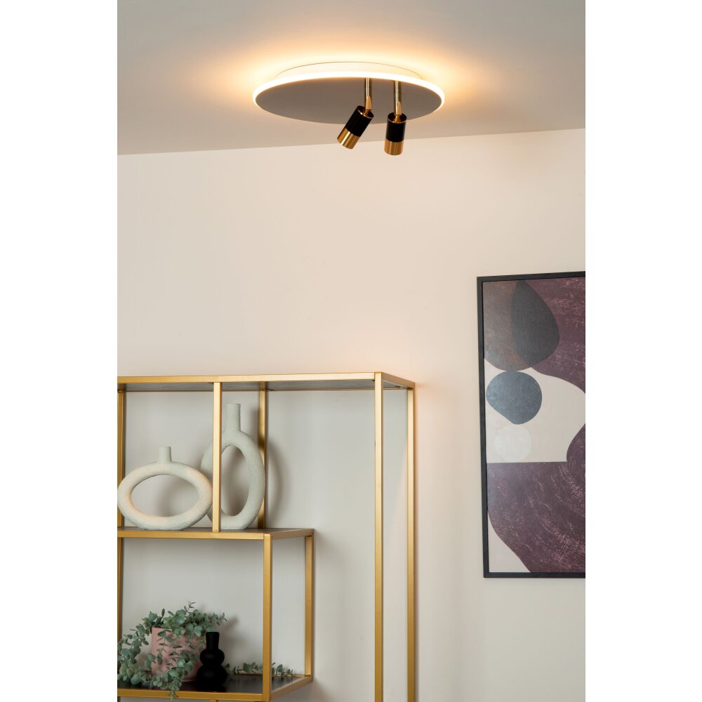 JUBEL Plafonnier Luminaires Lucide LED Chrome, 2 lumières main product photo