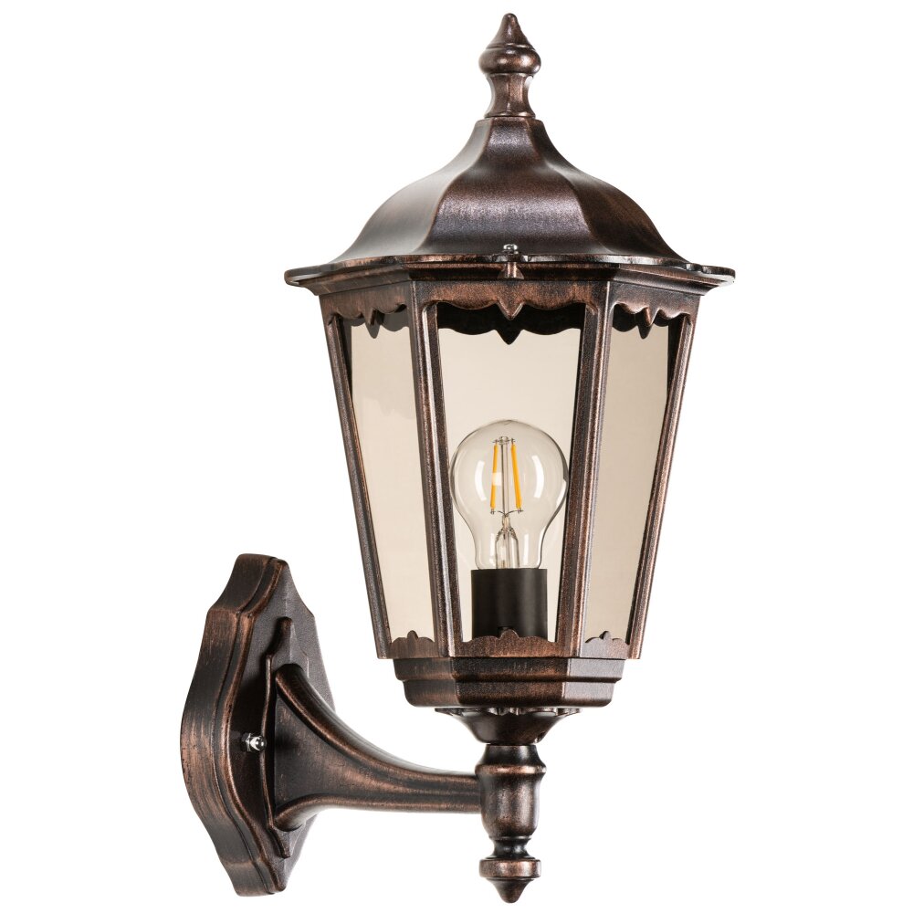 Arrach Applique murale Luminaires LCD Cuivre, Noir, 1 lumière main product photo