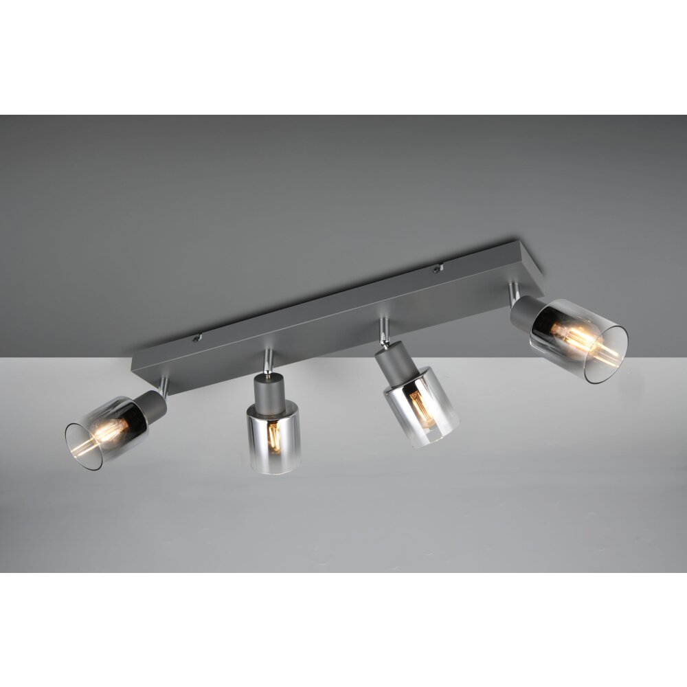 Cadiz Spot de plafond Luminaires Reality Anthracite, 4 lumières main product photo